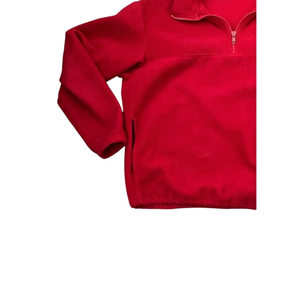 Vintage J.Crew Oarsman Quarter Zip Fleece Mens Small Long Sleeve Red 1/4 Zip - Picture 3 of 10